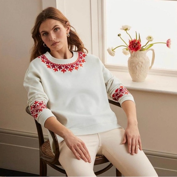 Boden Juliet sweatshirt, size small - Picture 2 of 4